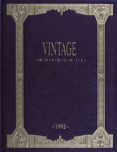 Bonhomie Volume 1992 Cover